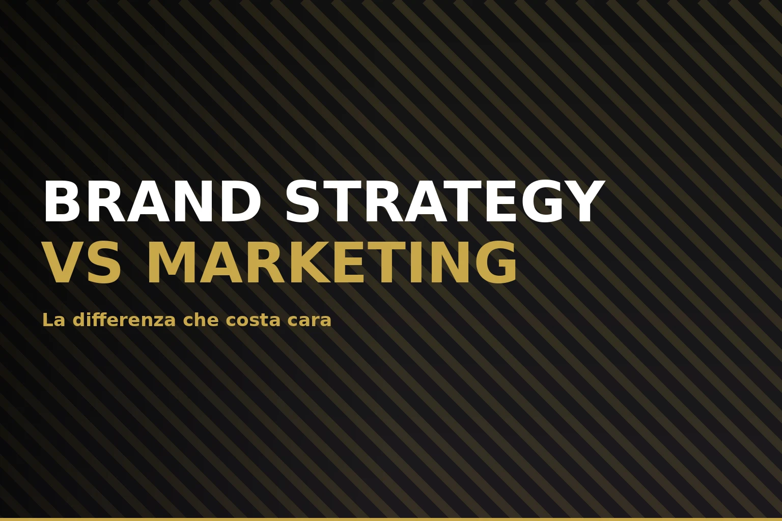 Brand strategy vs marketing: quale scegliere per una PMI