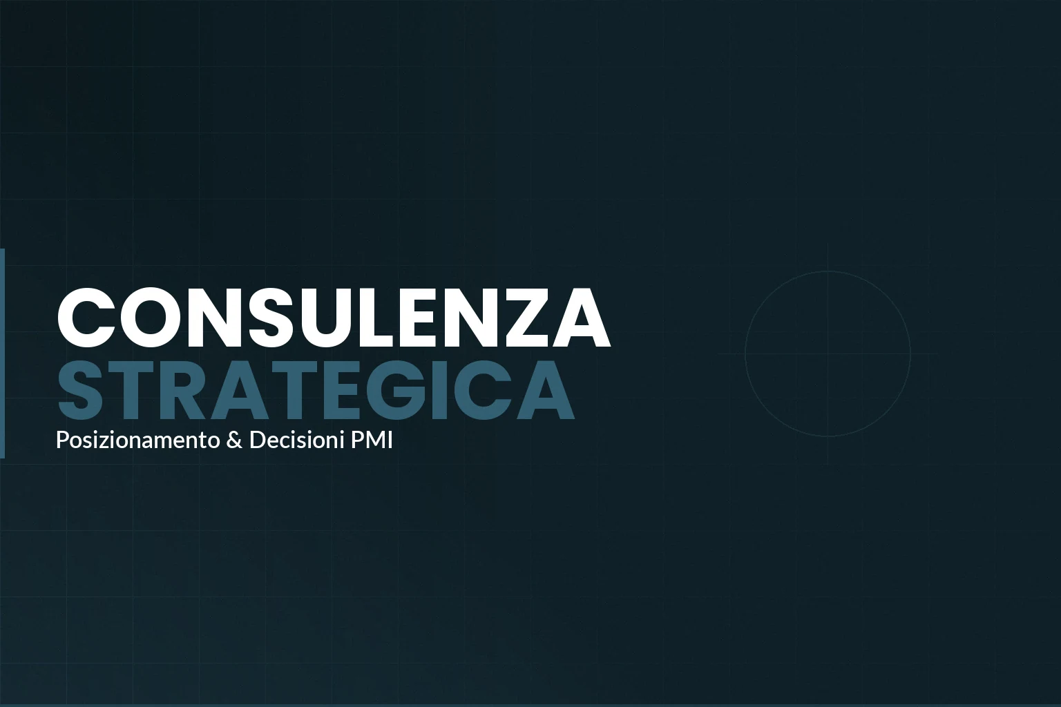 Consulenza strategica per PMI: cosa significa davvero (e cosa no)