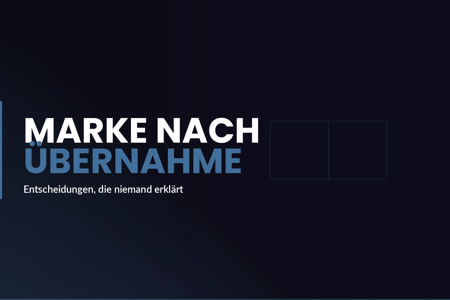 Marke nach Übernahme M&A Integration