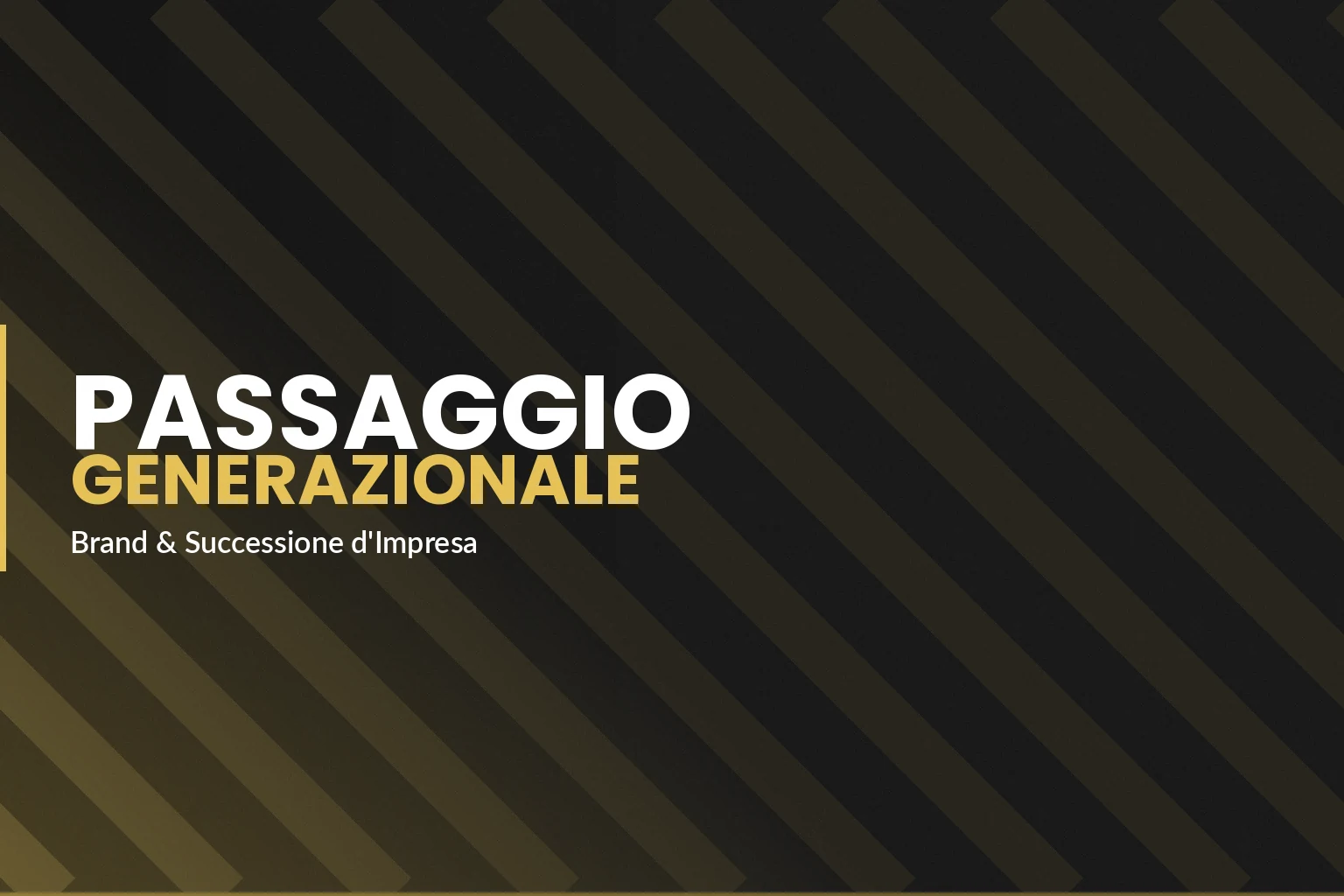 Passaggio generazionale