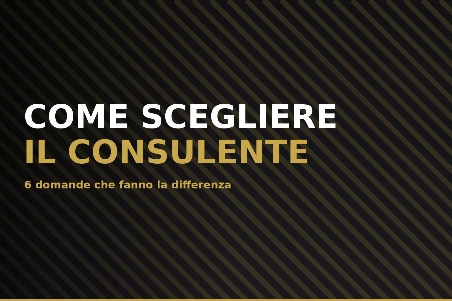 Come scegliere un consulente di brand per una PMI B2B
